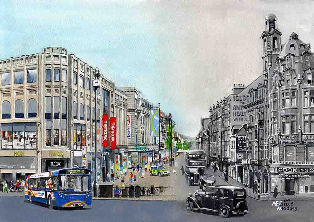Here And Now Northumberland Street Arthur Gills Paintings