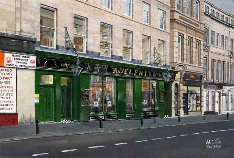 Adelphi Pub, Newcastle Arthur Gills paintings