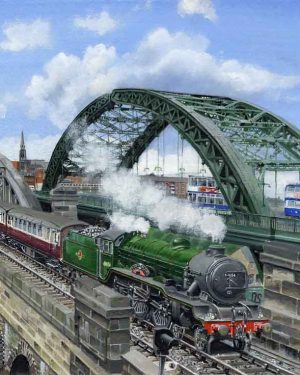 B17 Crossing Monkwearmouth Railway Bridge, Sunderland