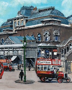 Broad Street railway station, London