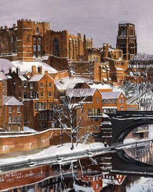 Durham in the snow