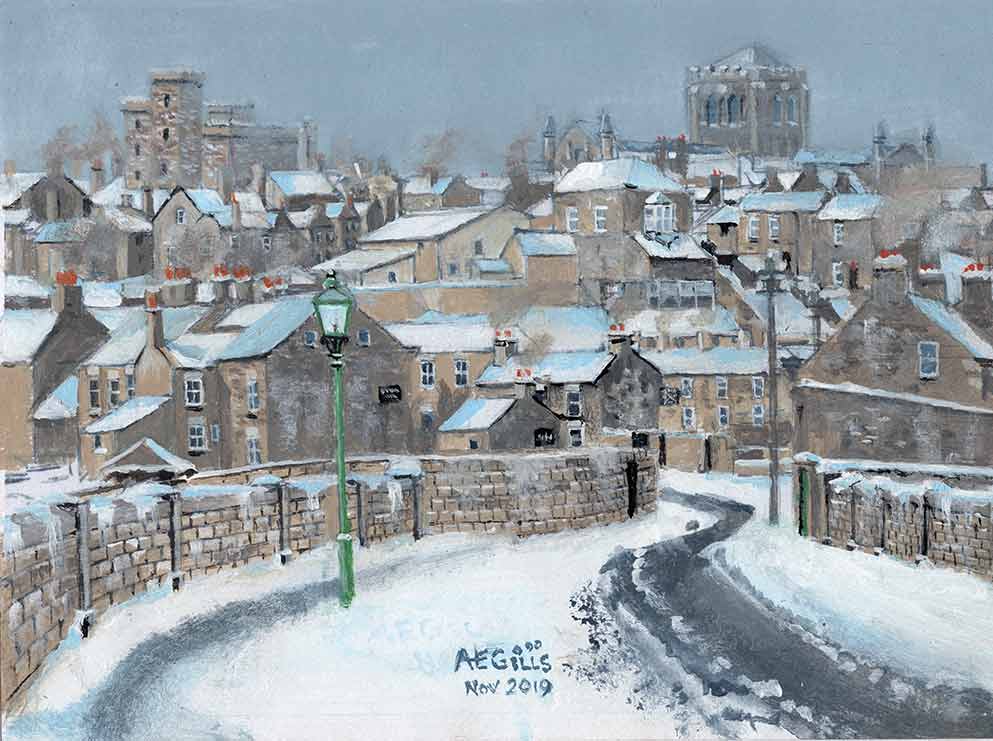 Hexham in the snow