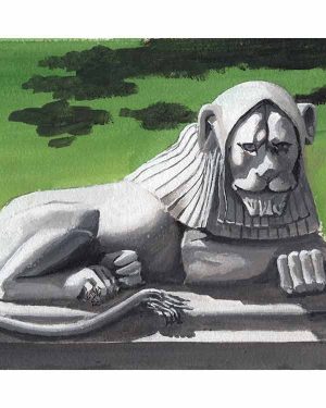Leazes Park Lion