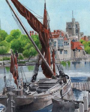 Thames Barge at Maidstone