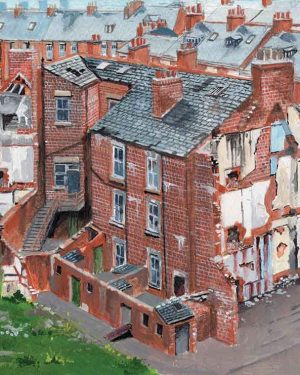 Terraced housing demolition